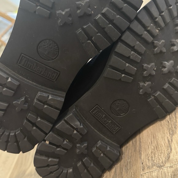 ✨ Timberland Women's 6-Inch Premium Waterproof‎ Boots - Black Nubuck - Size 8 ✨ - Picture 9 of 11